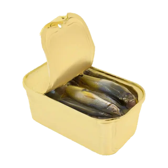 Canned Fish Delight - Delicacy 3D model, vytvořený pomocí AI