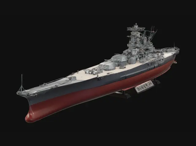 3D model for Yamato Battleship Model