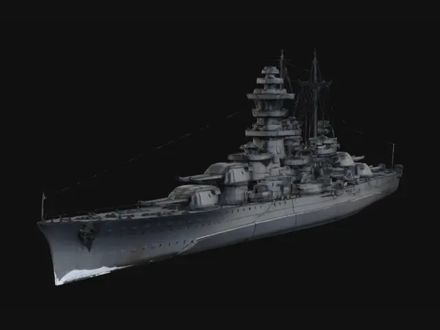 3D model for Grey Dreadnought at Sea