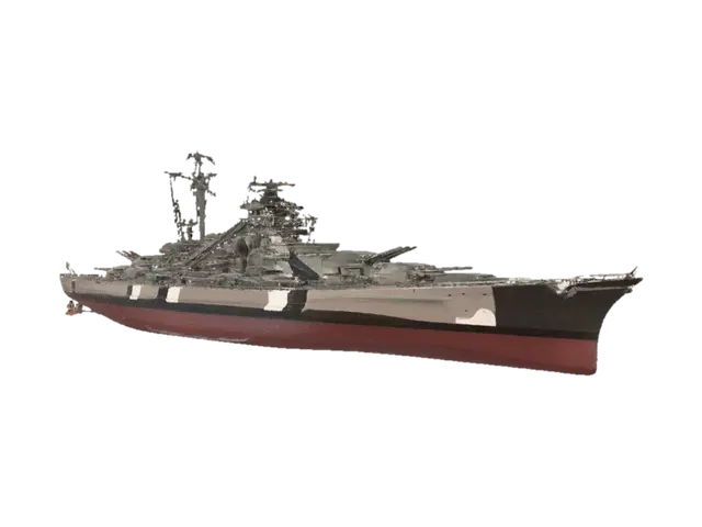 Bismarck_ The Legendary Battleship_1781135374 - Naval 3D model, vytvořený pomocí AI