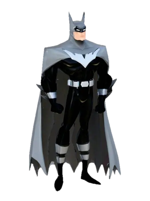 Dark Knight Animated Version - Gotham 3D model, vytvořený pomocí AI