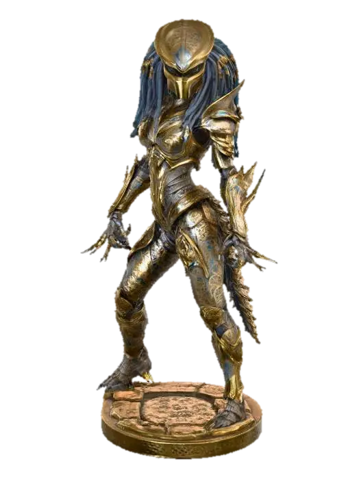 Warrior Queen - Predators 3D model, vytvořený pomocí AI