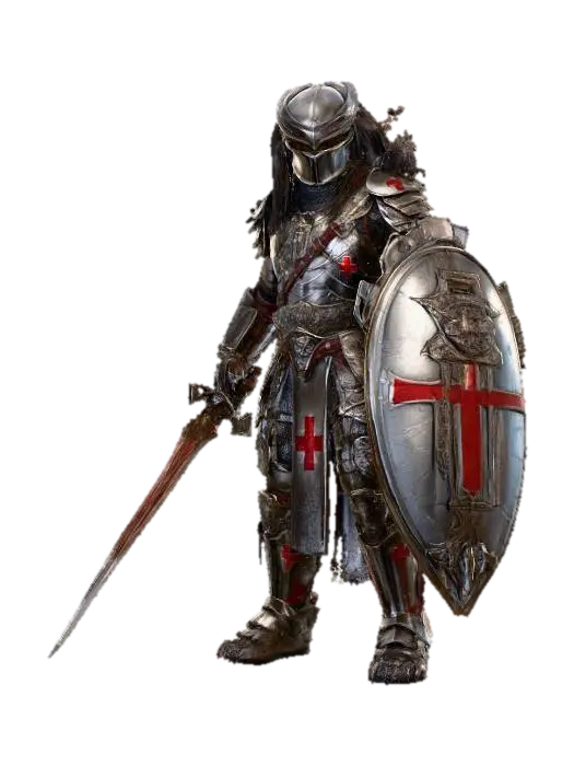 Predator Crusader - Predators 3D model, vytvořený pomocí AI