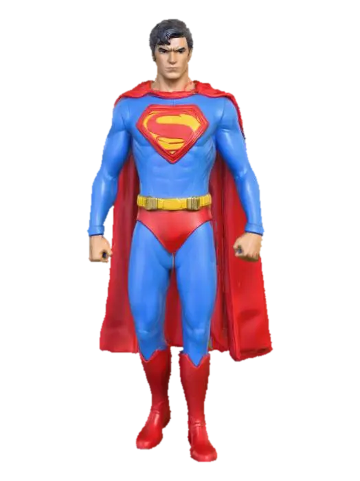 C Reeves Superhero Figure - Actor 3D model, vytvořený pomocí AI
