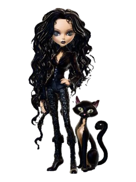 Mystical Duo - Spirits 3D model, vytvořený pomocí AI