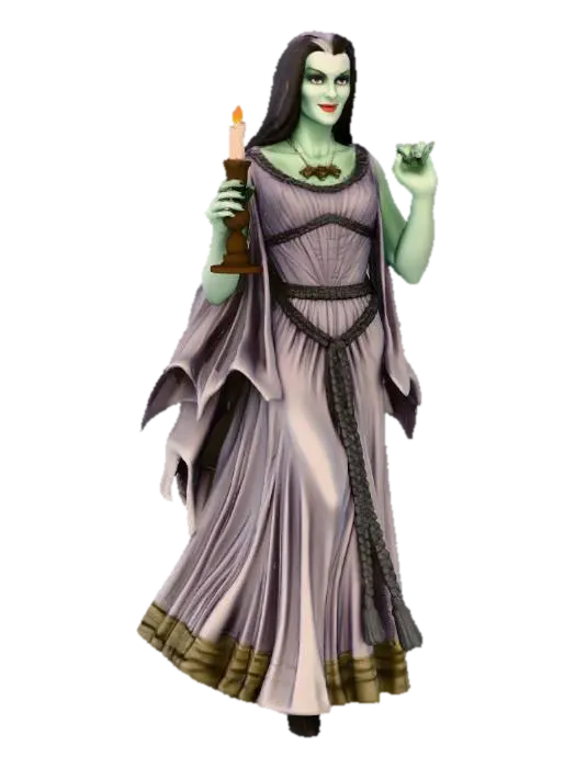 Mystical Night Statuette Lily - Retextured 3D model, vytvořený pomocí AI