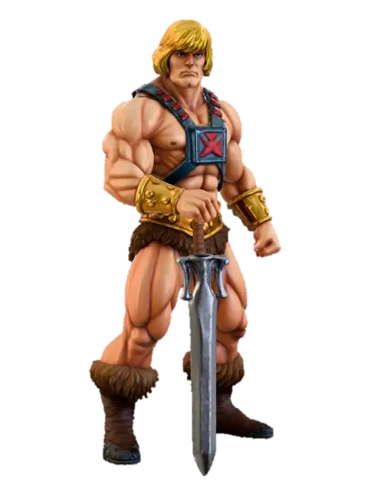 Warrior of Eternia - Retextured 3D model, vytvořený pomocí AI