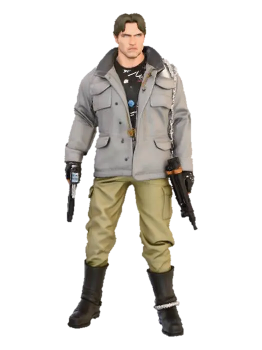 Action Figure Soldier - Retextured 3D model, vytvořený pomocí AI