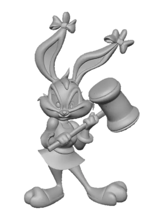 3D model for Babs with a Mallet