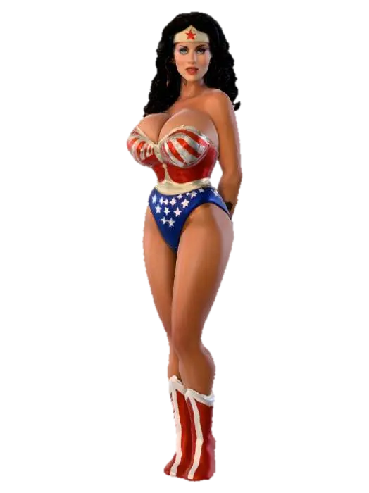 Wonder_Valor_1128182240 - Wonderwoman 3D model, vytvořený pomocí AI