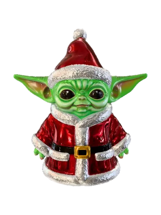 Santa's Little Helper, #Christmas2025# - Grogu 3D model, vytvořený pomocí AI
