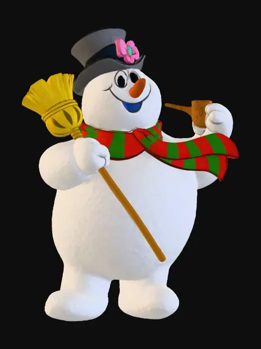 3D model for Frosty Snowy Charm , #Christmas2025#