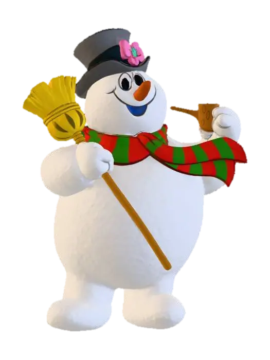 Frosty Snowy Charm , #Christmas2025# 3D model, vytvořený pomocí AI