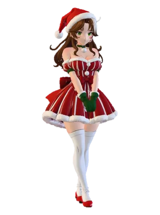 Xmen Rogue Santa Helper , #Christmas2025# - Marvel 3D model, vytvořený pomocí AI