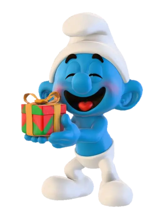 3D model for Jokey Smurf Gift Celebration , #Christmas2025#