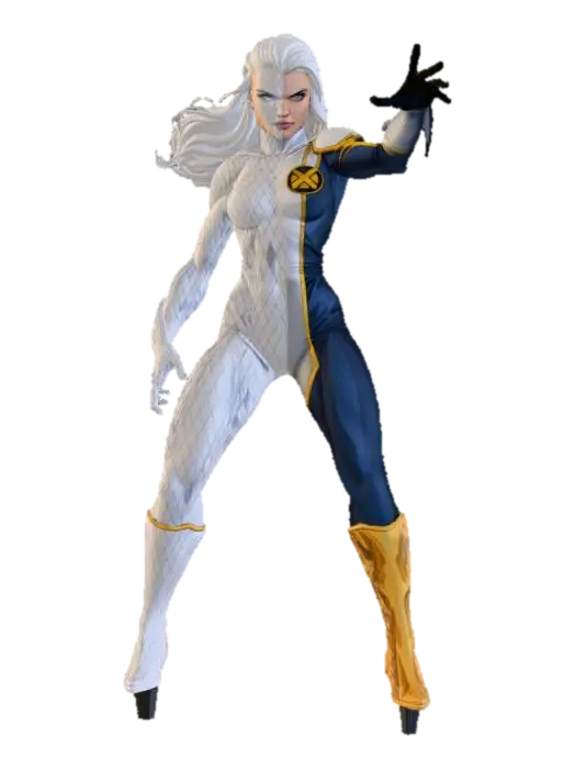 Diamond Duality Emma Frost - Xmen 3D model, vytvořený pomocí AI