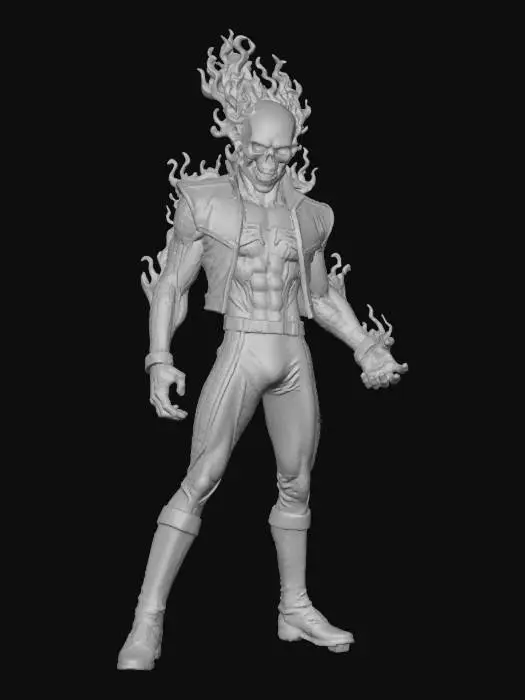 3D model for Spiderman Ghostrider Fusion