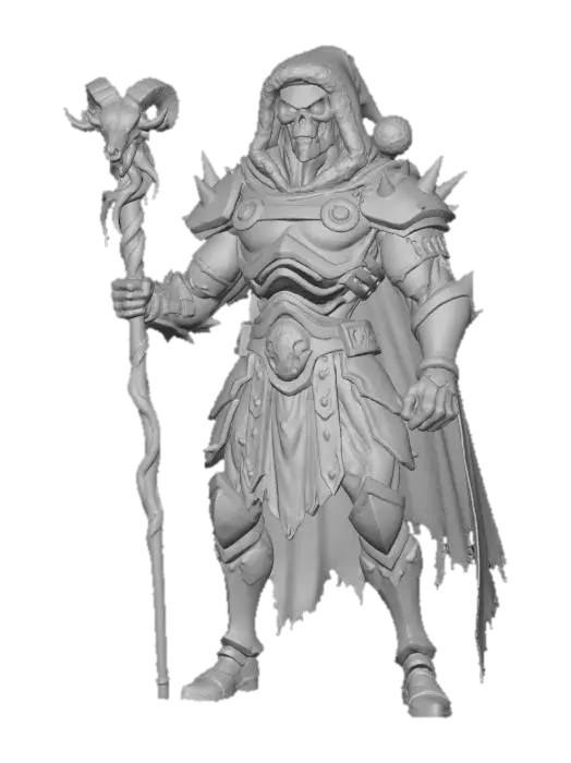 3D model for Holiday Skeletor , #Christmas2025#
