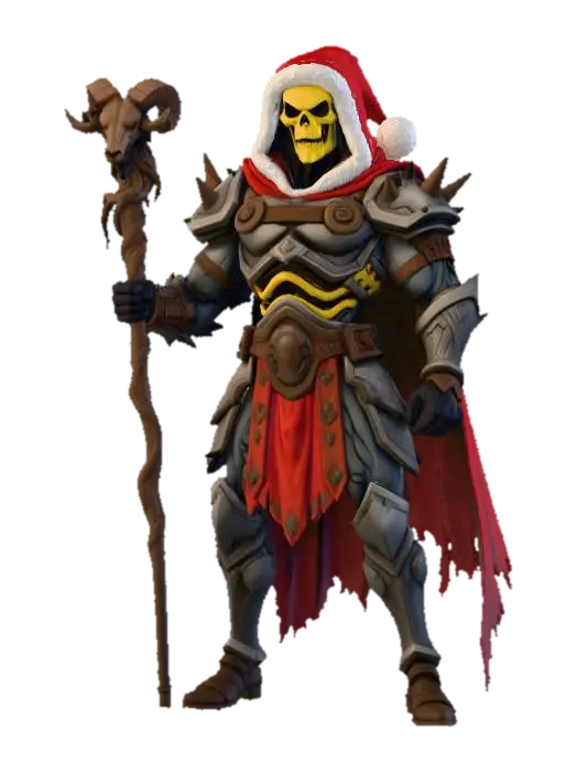 3D model for Holiday Skeletor , #Christmas2025#
