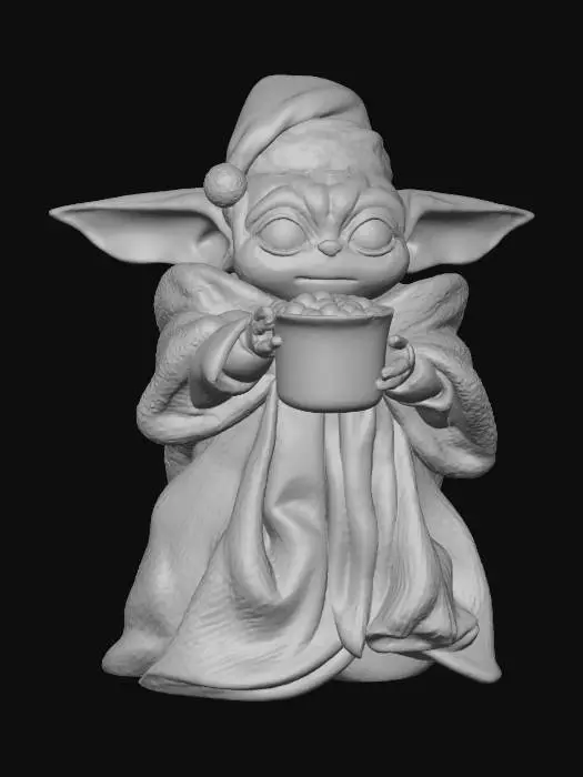 3D model for Grogu Winter Wonderland, #Christmas2025#