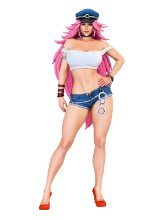 Poison Urban Adv - Streetfighter 3D model, vytvořený pomocí AI