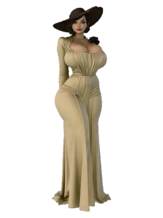 Alcina - Capcom 3D model, vytvořený pomocí AI