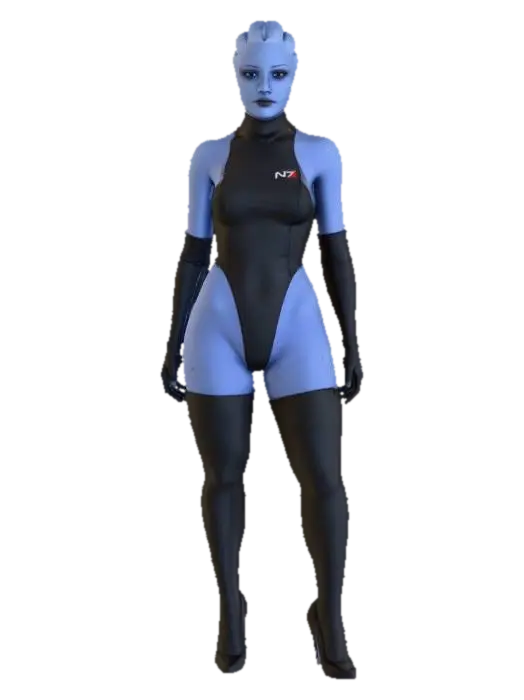 Space_Warrior_in_Blue_0111193751 - Masseffect 3D model, vytvořený pomocí AI
