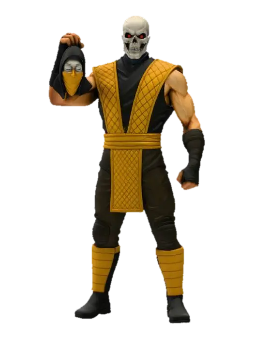 Victory in Flames - Mortalkombat 3D model, vytvořený pomocí AI