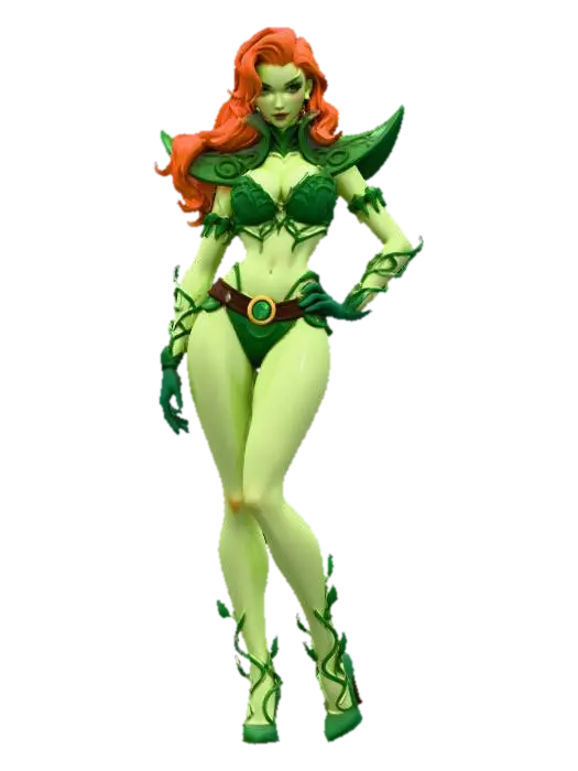 Enchanted Flora - Lush 3D model, vytvořený pomocí AI