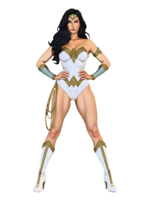 Wonder Stance - Dccomics 3D model, vytvořený pomocí AI