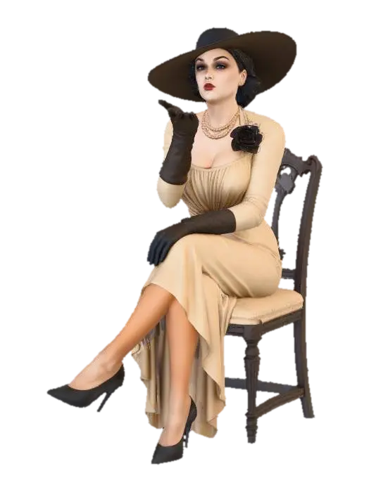 Alcina by the Fire - Capcom 3D model, vytvořený pomocí AI