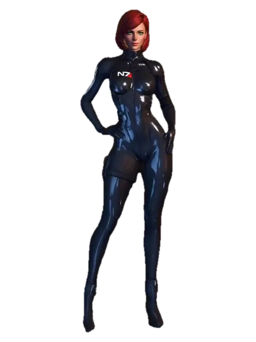 Crimson_N7_Enforcer_0310183222 - Masseffect 3D model, vytvořený pomocí AI