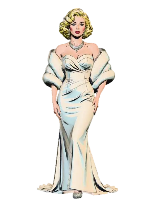 3D model for Gilded Glamour Comix