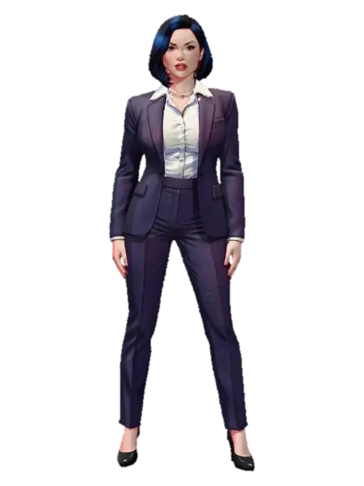 Billionaire Brenda Wade - Elite 3D model, vytvořený pomocí AI