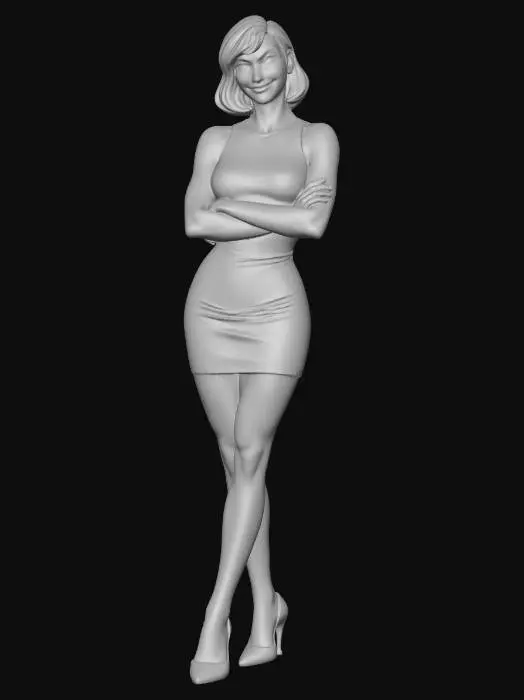 3D model for Cosmic Pinup Commander