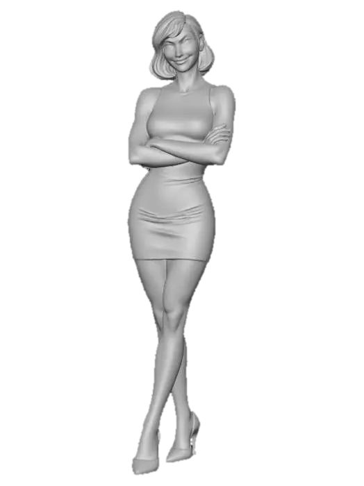 3D model for Cosmic Pinup Commander