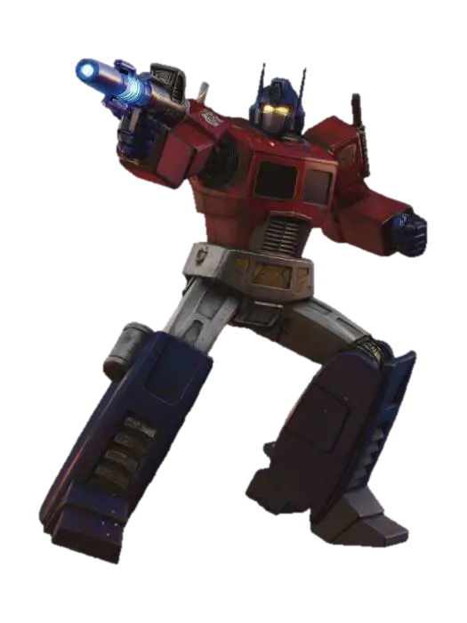 Optimus Prime in Battle 3D model, vytvořený pomocí AI
