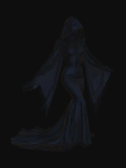 3D model for Midnight Veil