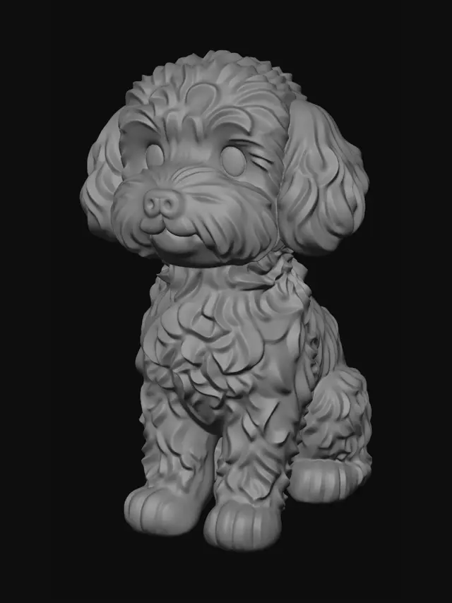 3D model for Puzzle Puppy