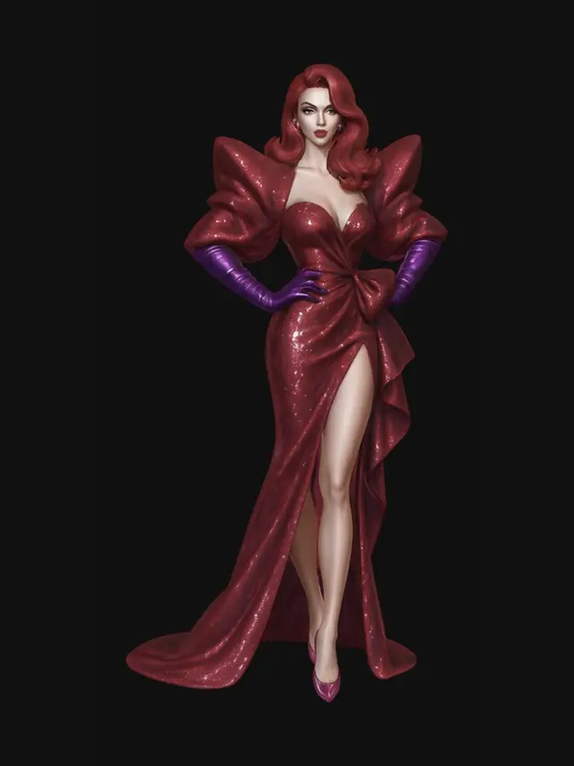3D model for Red Velvet Glamour 1980