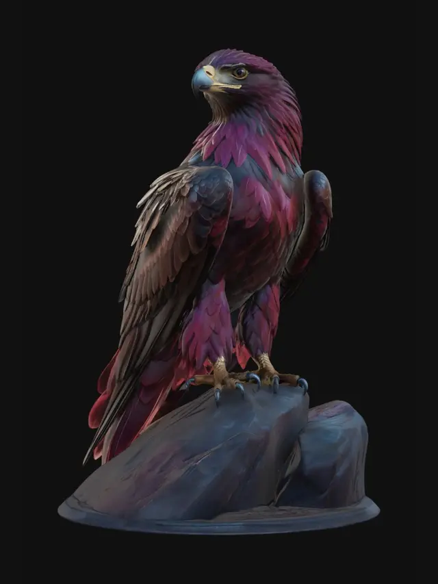 3D model for Crimson Crest Eagle