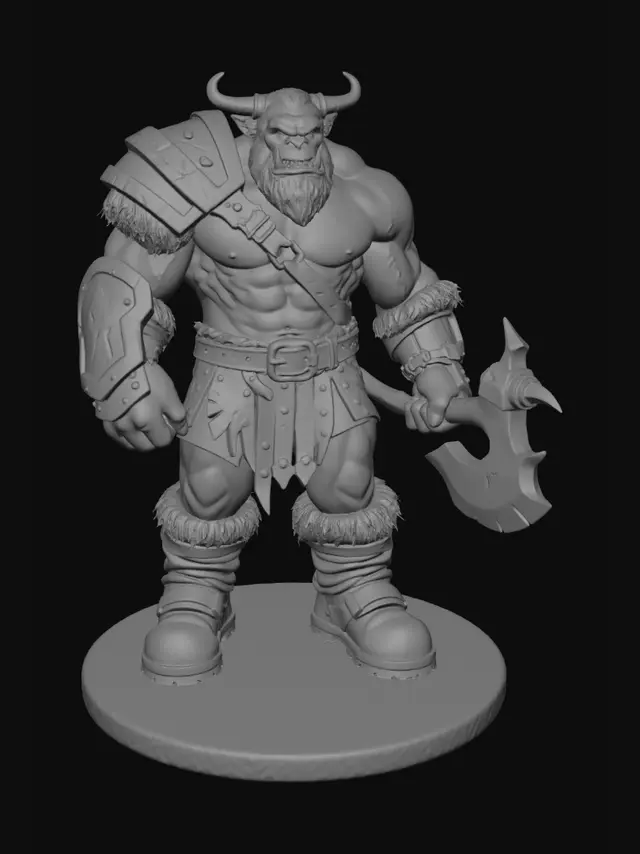 3D model for Orc Warlord