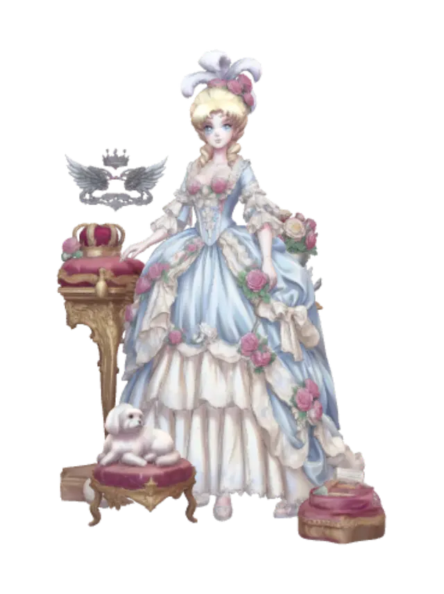 3D model for Blue Rose Princess