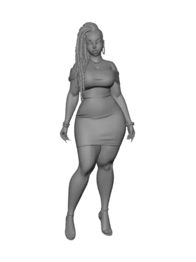 3D model for Emerald Goddess