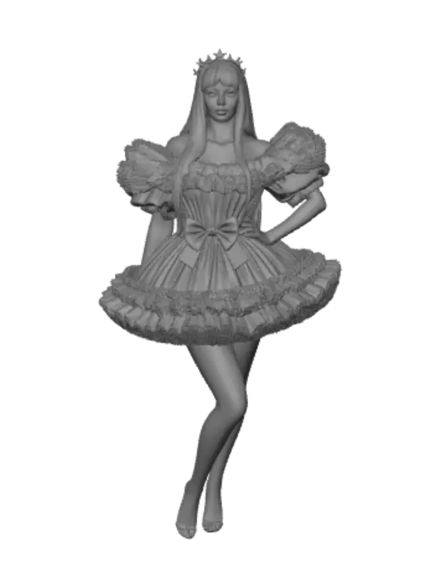 3D model for Pink Velvet Princess