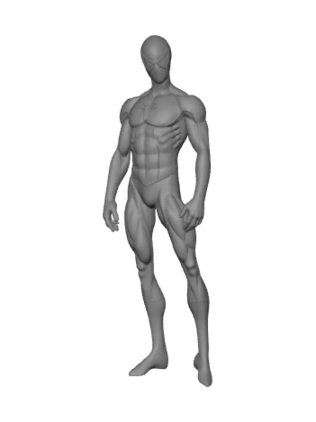 3D model for Classic Spider-Man Suit