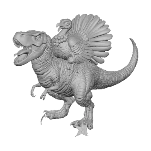3D model for Dino Harvest Festival, #Thanksgiving#
