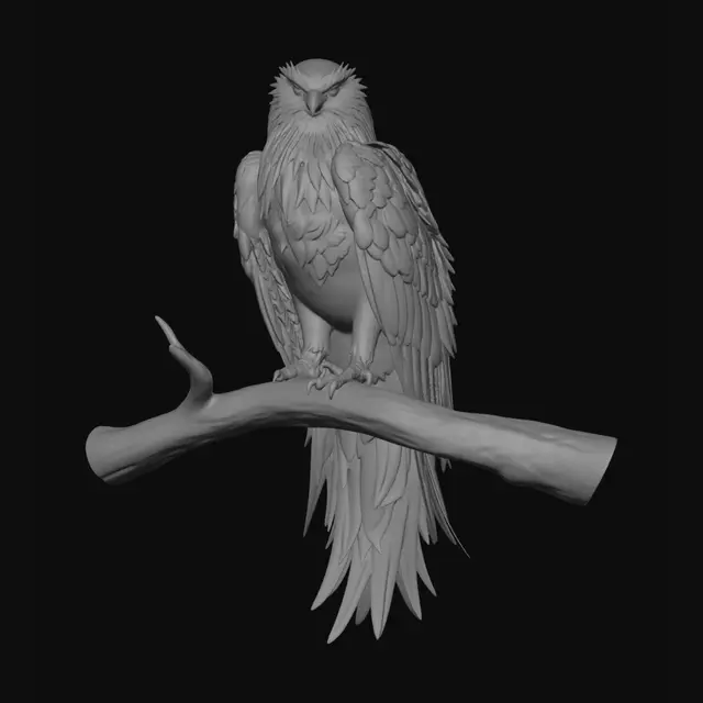3D model for Crimson Moon Phoenix