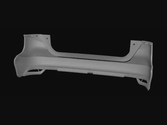 3D model for Dark gray bumper cover