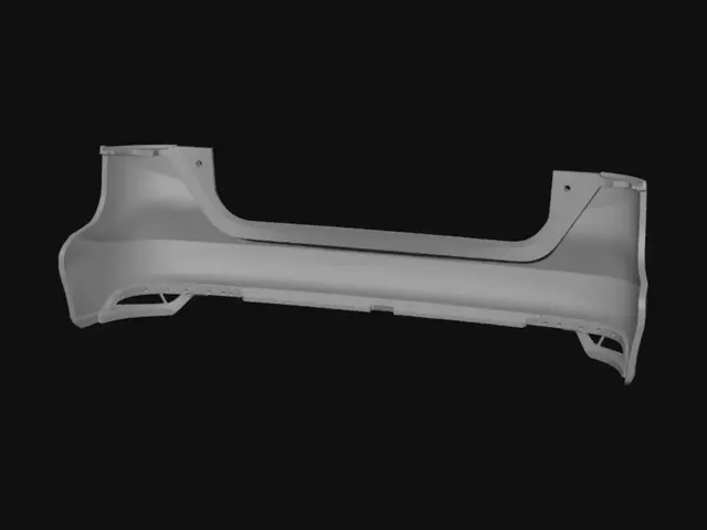3D model for Dark gray bumper cover